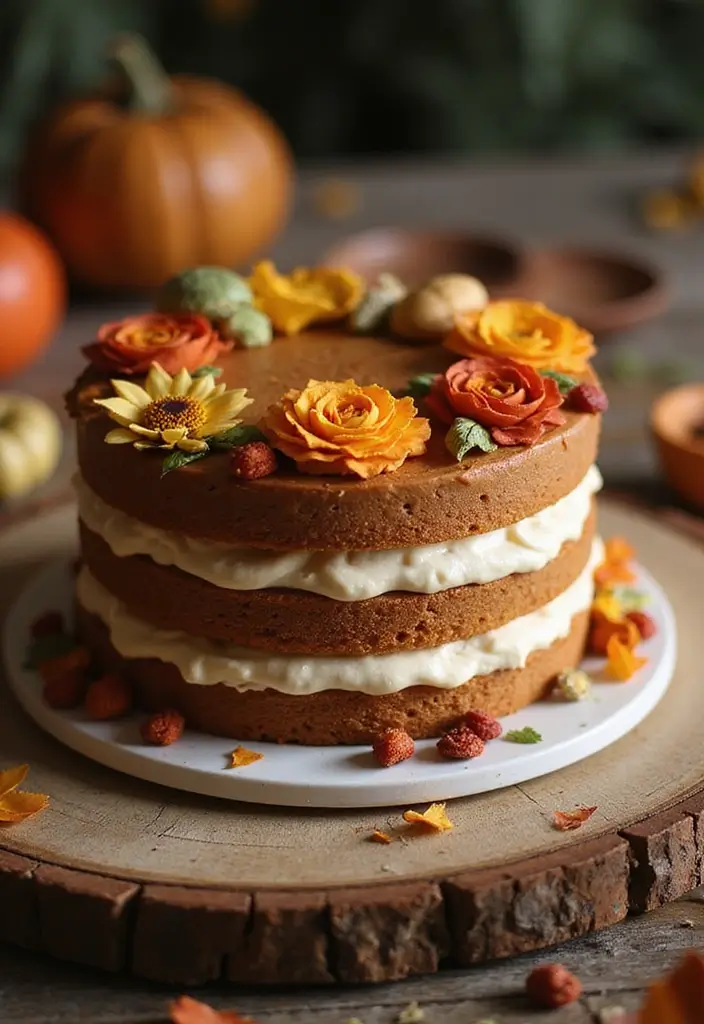 30 Disney Princess Cake Ideas Perfect for Magical Birthdays 10 30 Disney Princess Cake Ideas Perfect for Magical Birthdays - 10. Pocahontas' Autumn Harvest Cake