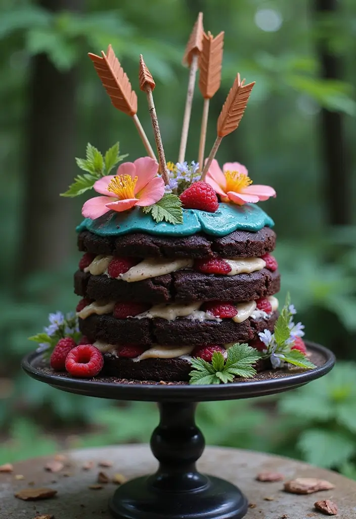 30 Disney Princess Cake Ideas Perfect for Magical Birthdays 13 30 Disney Princess Cake Ideas Perfect for Magical Birthdays - 13. Merida's Wild Heart Cake