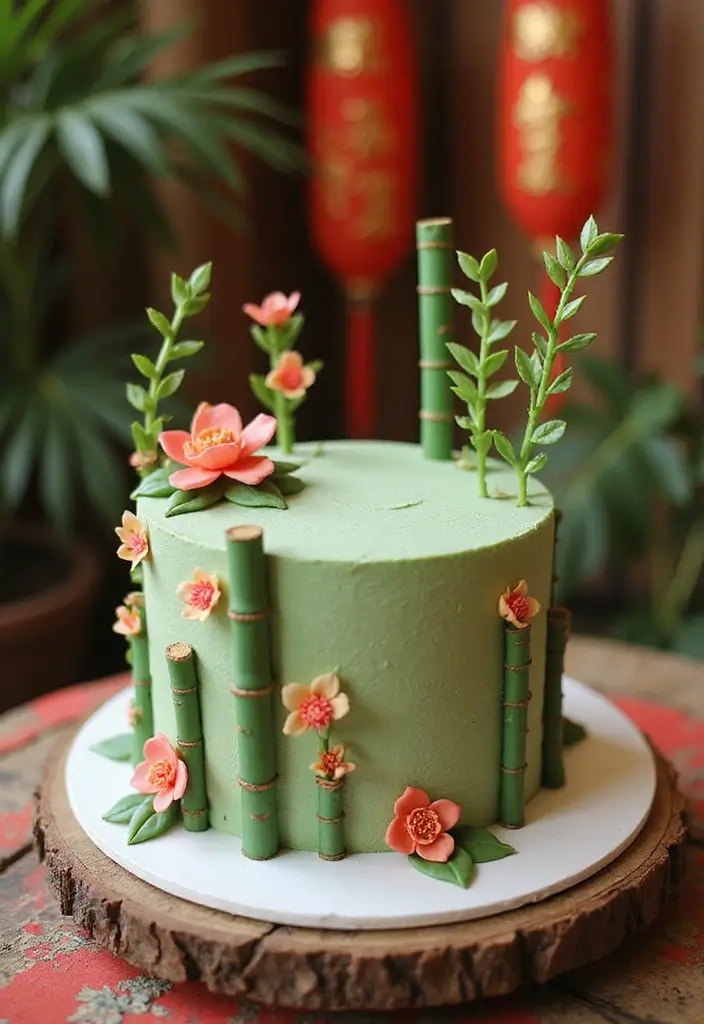 30 Disney Princess Cake Ideas Perfect for Magical Birthdays 18 30 Disney Princess Cake Ideas Perfect for Magical Birthdays - 18. Mulan's Bamboo Cake