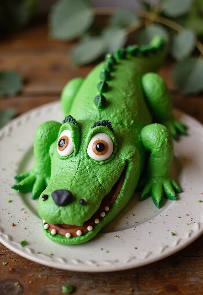 30 Disney Princess Cake Ideas Perfect for Magical Birthdays 24 30 Disney Princess Cake Ideas Perfect for Magical Birthdays - 24. Tiana's Gator Cake