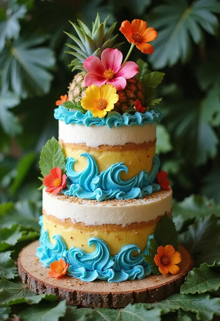 30 Disney Princess Cake Ideas Perfect for Magical Birthdays 6 30 Disney Princess Cake Ideas Perfect for Magical Birthdays - 6. Moana's Island Adventure Cake