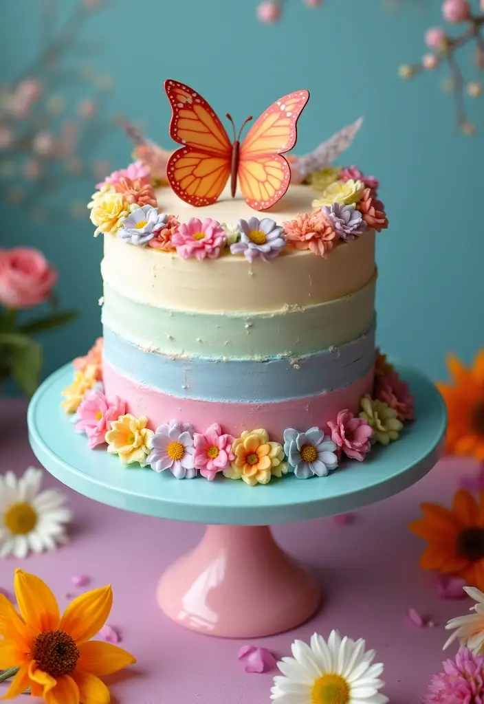 30 Easter Baking Recipes That Will Brighten Up Your Table 1 30 Easter Baking Recipes That Will Brighten Up Your Table - 1. Butterfly Birthday Cake