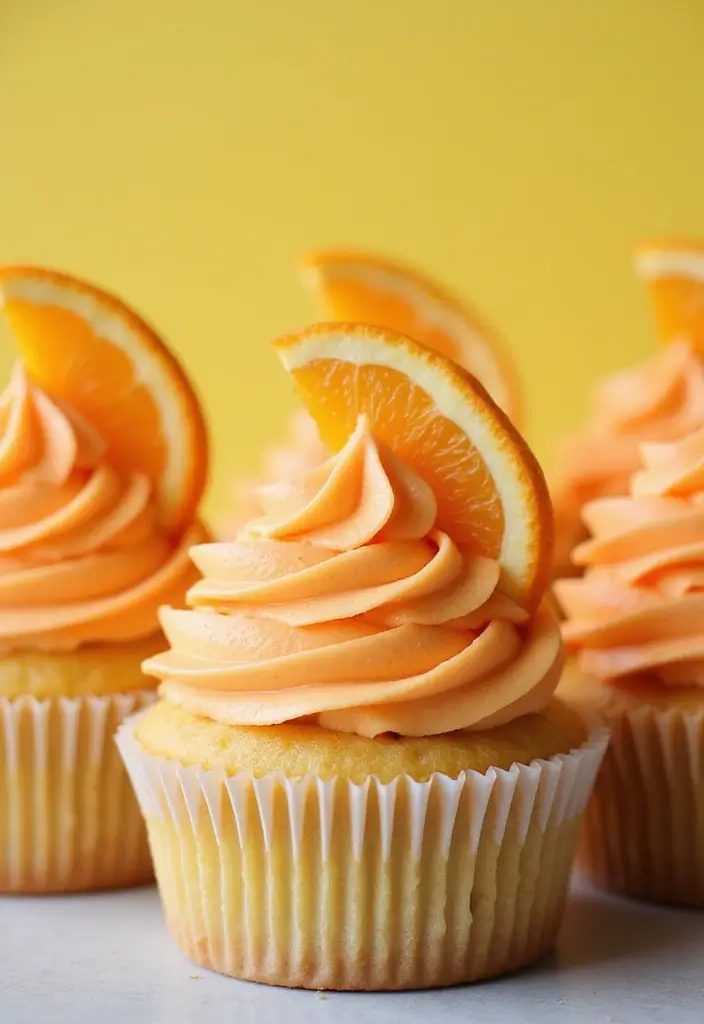 30 Easter Baking Recipes That Will Brighten Up Your Table 12 30 Easter Baking Recipes That Will Brighten Up Your Table - 12. Orange Creamsicle Cupcakes