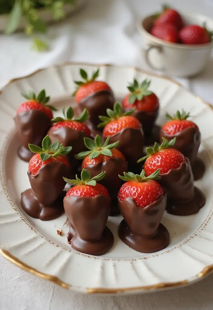 30 Easter Baking Recipes That Will Brighten Up Your Table 23 30 Easter Baking Recipes That Will Brighten Up Your Table - 23. Chocolate Dipped Strawberries