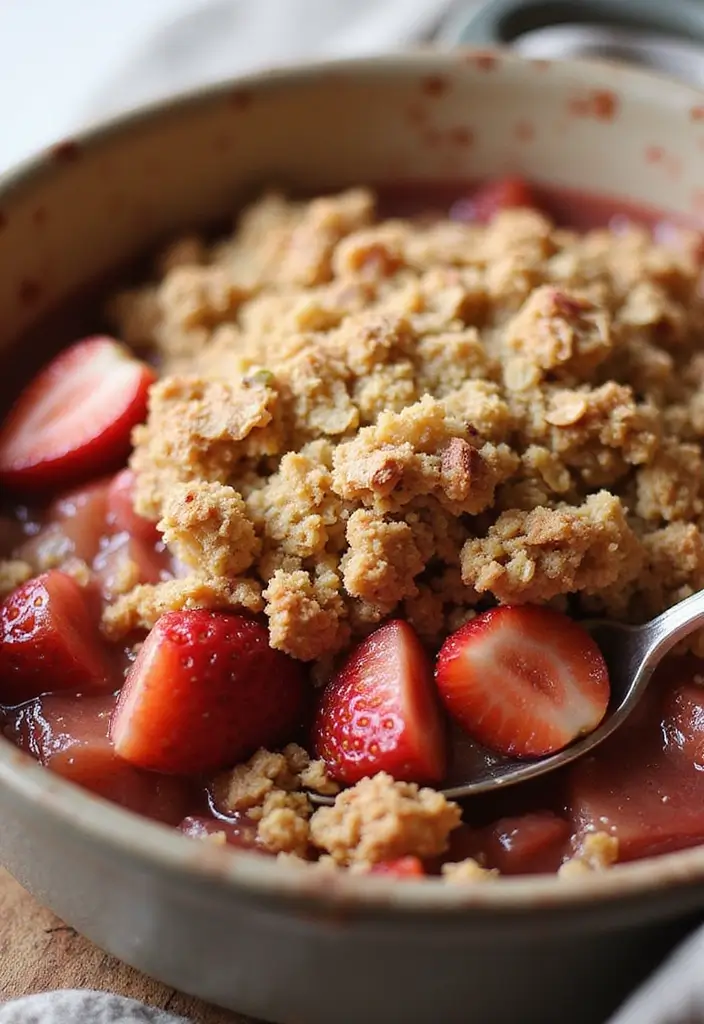 30 Easter Baking Recipes That Will Brighten Up Your Table 27 30 Easter Baking Recipes That Will Brighten Up Your Table - 27. Strawberry Rhubarb Crisp