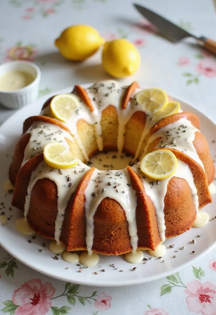 30 Easter Baking Recipes That Will Brighten Up Your Table 4 30 Easter Baking Recipes That Will Brighten Up Your Table - 4. Lemon Poppy Seed Bundt Cake