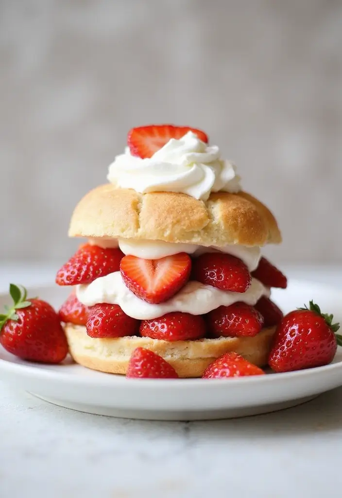 30 Easy Bake Desserts That Save Time but Impress Everyone 13 30 Easy Bake Desserts That Save Time but Impress Everyone - 13. Strawberry Shortcake
