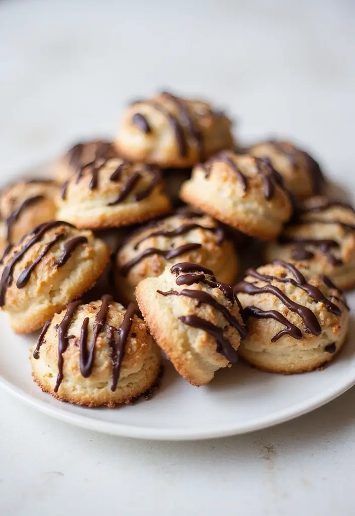 30 Easy Bake Desserts That Save Time but Impress Everyone 14 30 Easy Bake Desserts That Save Time but Impress Everyone - 14. Chocolate Coconut Macaroons