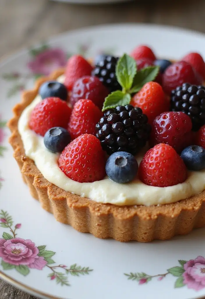 30 Easy Bake Desserts That Save Time but Impress Everyone 23 30 Easy Bake Desserts That Save Time but Impress Everyone - 23. Berry Tart