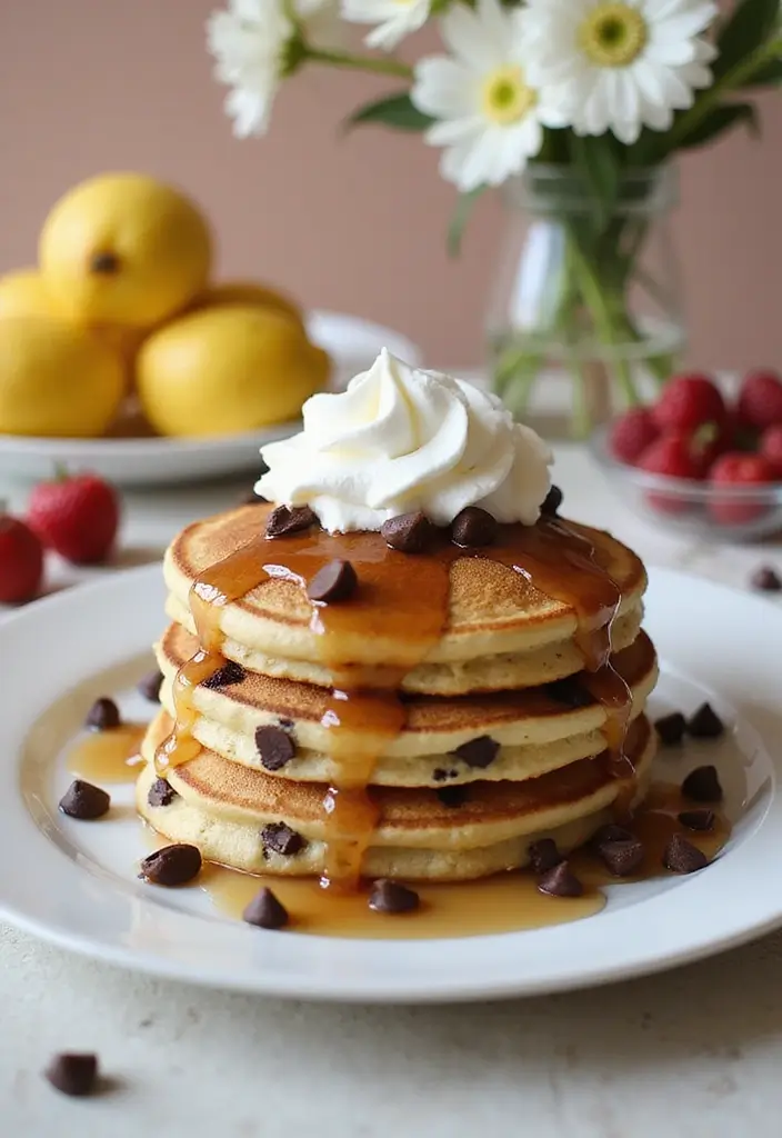 30 Easy Bake Recipes Beginners Can Master Instantly 21 30 Easy Bake Recipes Beginners Can Master Instantly - 21. Chocolate Chip Pancakes