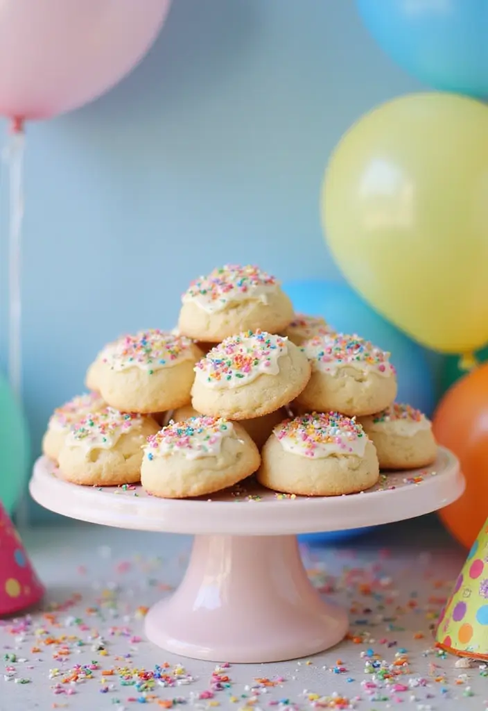 30 Easy Bake Sale Ideas That Everyone Will Love 20 30 Easy Bake Sale Ideas That Everyone Will Love - 20. Birthday Cake Cookies