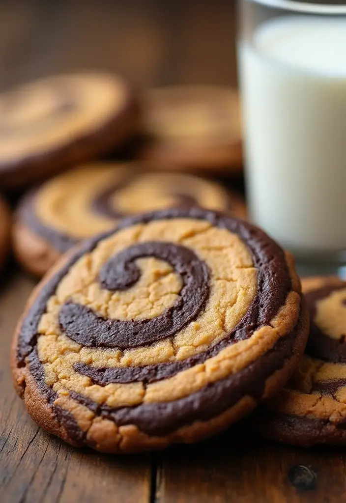 30 Easy Bake Sale Ideas That Everyone Will Love 25 30 Easy Bake Sale Ideas That Everyone Will Love - 25. Chocolate Peanut Butter Swirl Cookies
