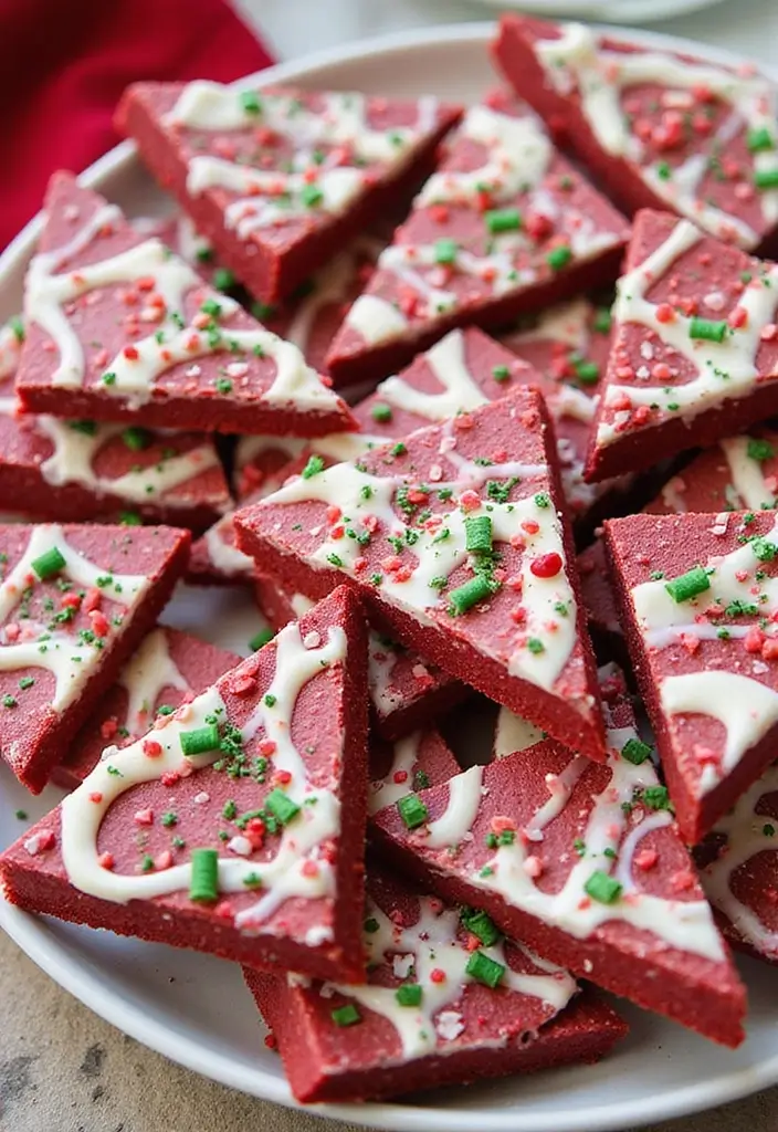 30 Engagement Party Cake Ideas Perfect for Love Celebrations 13 30 Engagement Party Cake Ideas Perfect for Love Celebrations - 13. Red Velvet Chocolate Bark