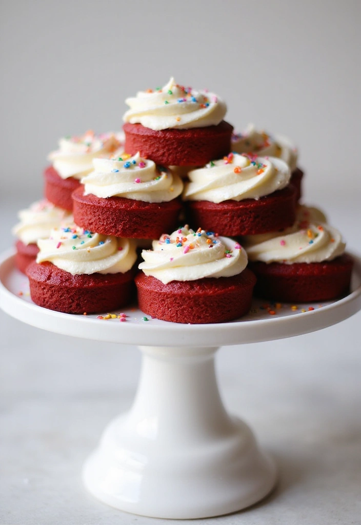 30 Engagement Party Cake Ideas Perfect for Love Celebrations 17 30 Engagement Party Cake Ideas Perfect for Love Celebrations - 17. Mini Red Velvet Cakes