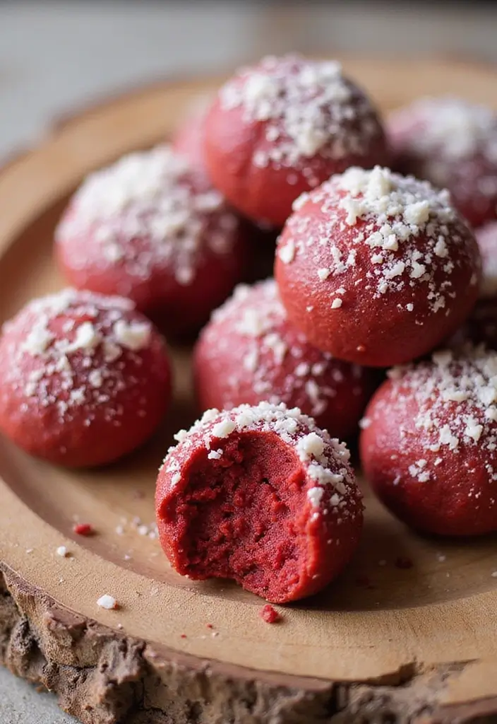 30 Engagement Party Cake Ideas Perfect for Love Celebrations 26 30 Engagement Party Cake Ideas Perfect for Love Celebrations - 26. Red Velvet Energy Bites
