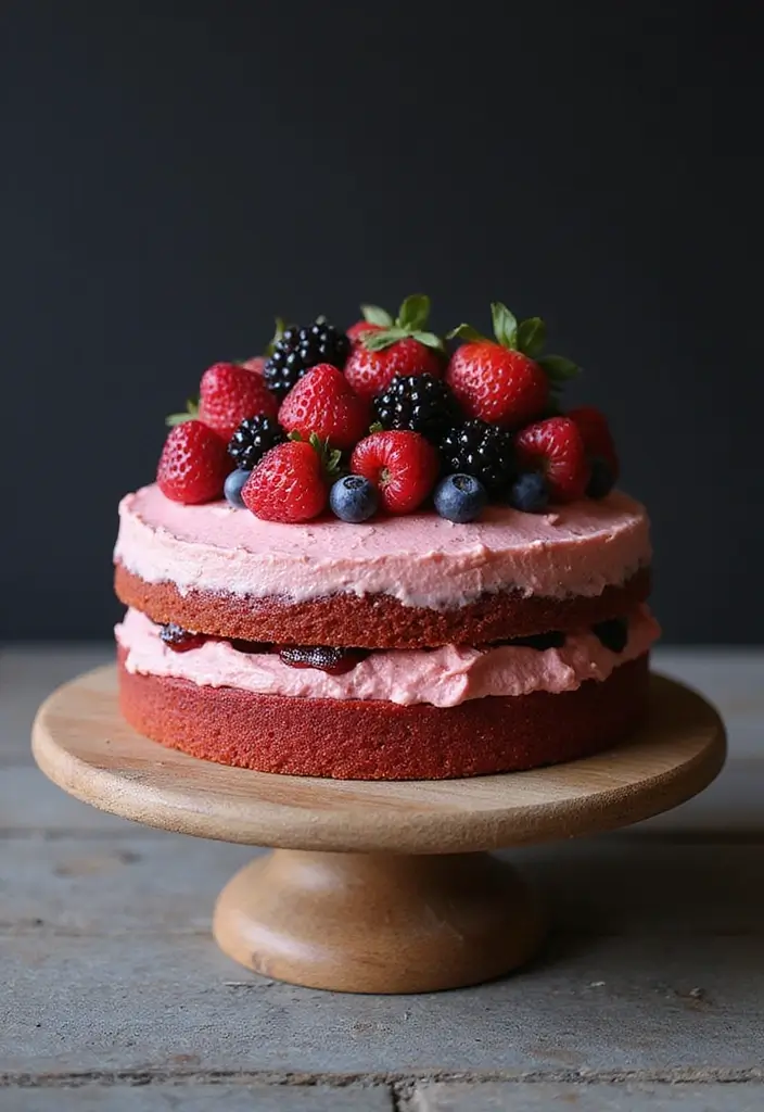 30 Engagement Party Cake Ideas Perfect for Love Celebrations 3 30 Engagement Party Cake Ideas Perfect for Love Celebrations - 3. Red Velvet Naked Cake