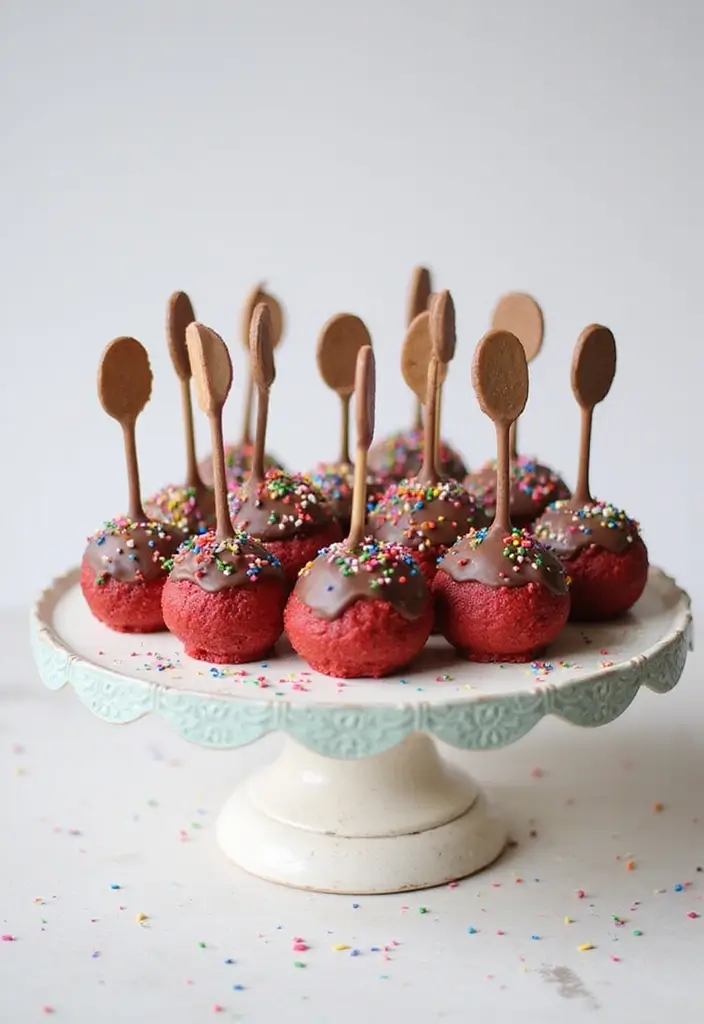 30 Engagement Party Cake Ideas Perfect for Love Celebrations 5 30 Engagement Party Cake Ideas Perfect for Love Celebrations - 5. Red Velvet Cake Pops