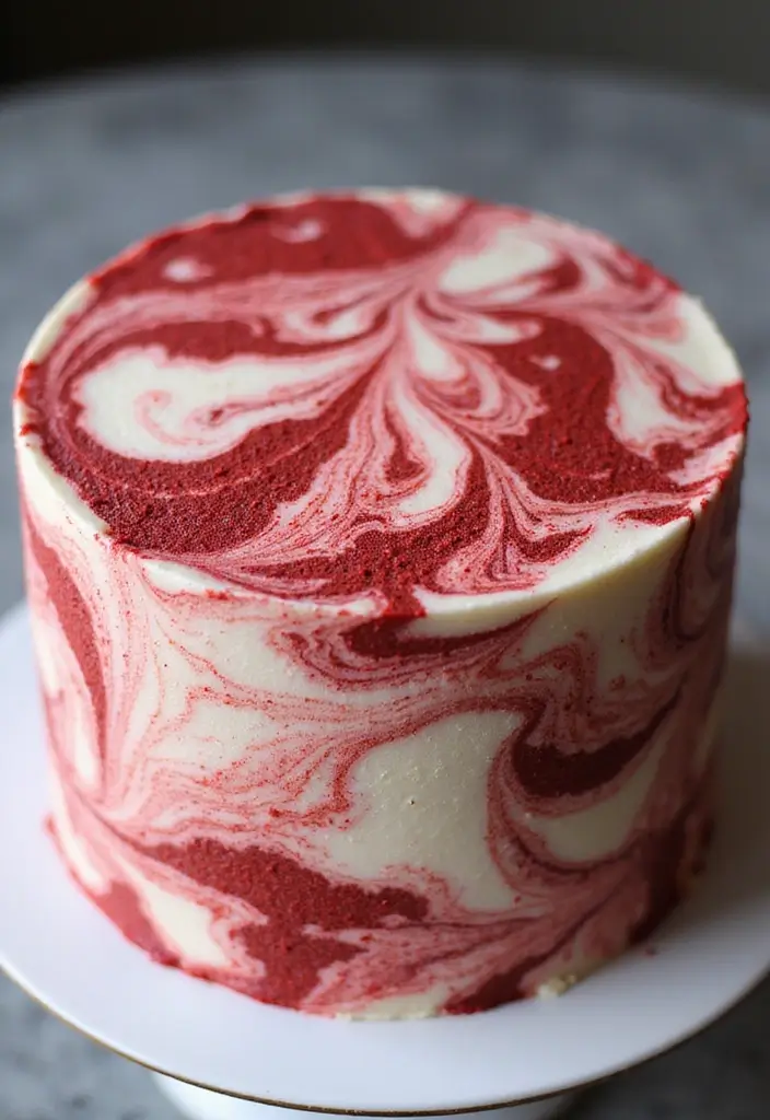 30 Engagement Party Cake Ideas Perfect for Love Celebrations 7 30 Engagement Party Cake Ideas Perfect for Love Celebrations - 7. Red Velvet Marble Cake