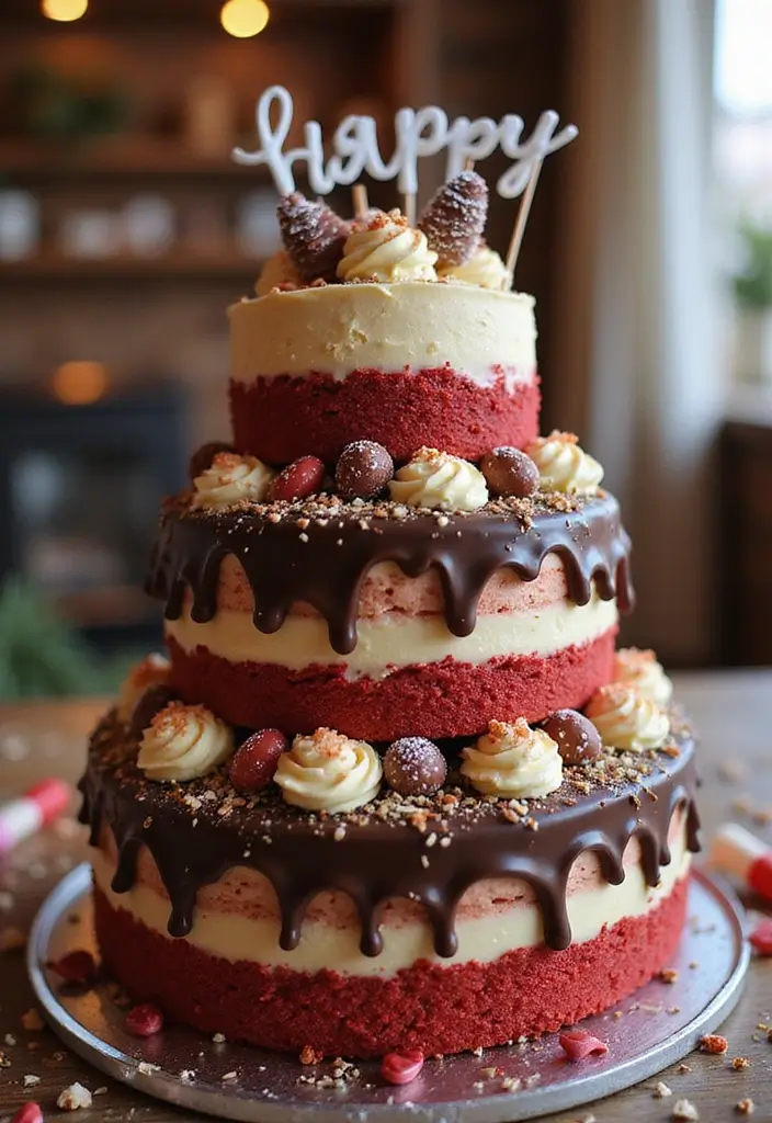 30 First Birthday Cake Ideas That Are Sweet and Memorable 11 30 First Birthday Cake Ideas That Are Sweet and Memorable - 11. Sweet Treats Cake