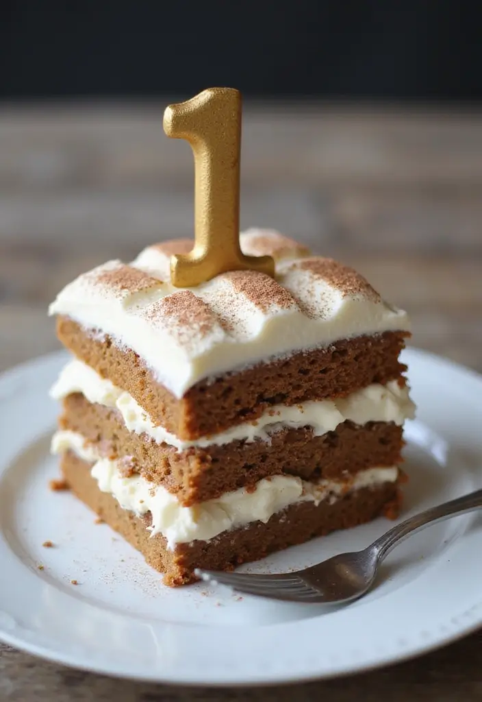 30 First Birthday Cake Ideas That Are Sweet and Memorable 17 30 First Birthday Cake Ideas That Are Sweet and Memorable - 17. Tasty Tiramisu Cake