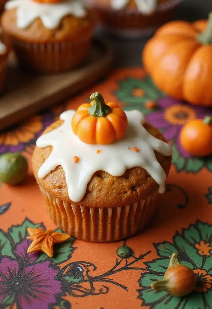 30 First Birthday Cake Ideas for Girls That Melt Hearts 23 30 First Birthday Cake Ideas for Girls That Melt Hearts - 23. Pumpkin Spice Muffin Cake