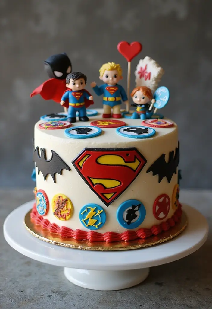 30 Funny Cake Design Ideas That Will Make Everyone Laugh - 18. The Superhero Cake: Save the Day in Flavor