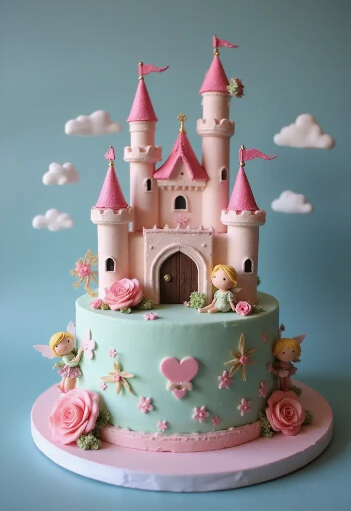 30 Funny Cake Design Ideas That Will Make Everyone Laugh - 27. The Fairy Tale Cake: Magic Comes Alive