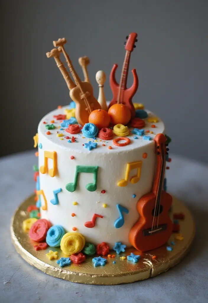 30 Funny Cake Design Ideas That Will Make Everyone Laugh - 29. The Musical Cake: A Symphony of Flavors
