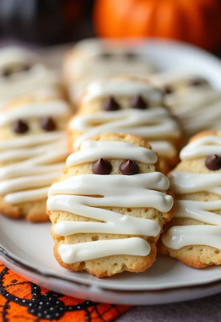 30 Halloween Baking Ideas That Look Spooky and Fun 1 30 Halloween Baking Ideas That Look Spooky and Fun - 1. Mummy Cookies