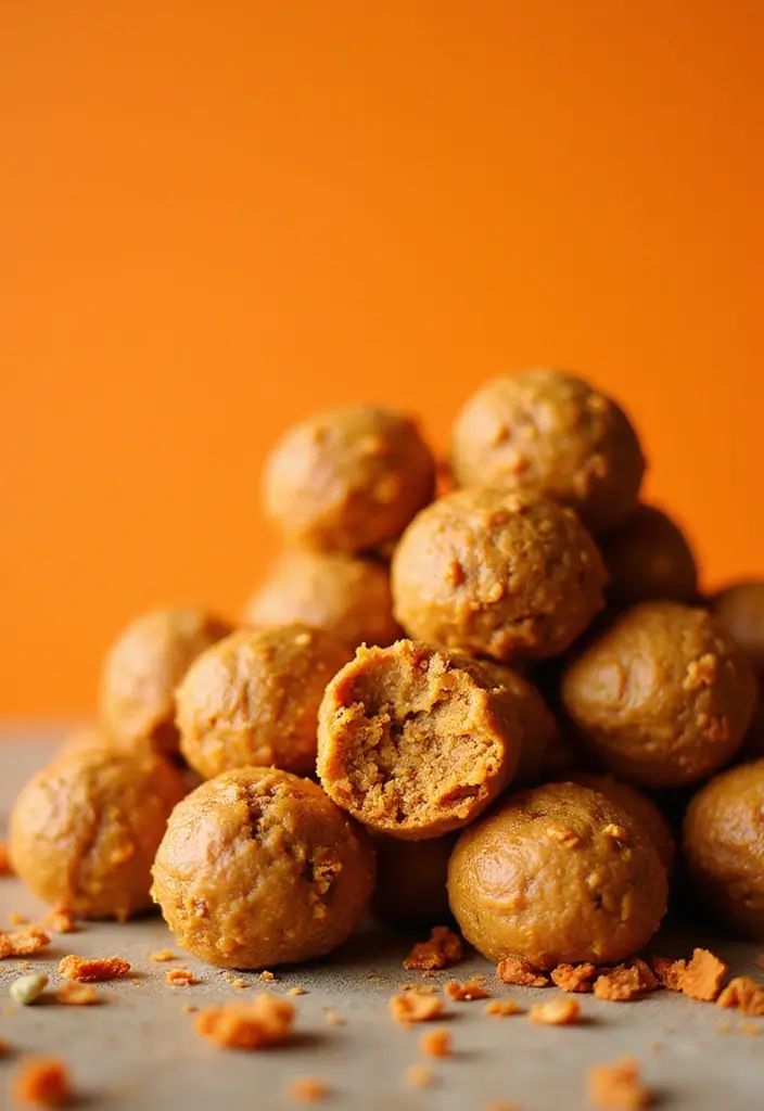 30 Halloween Baking Ideas That Look Spooky and Fun 22 30 Halloween Baking Ideas That Look Spooky and Fun - 22. Pumpkin Spice Energy Bites
