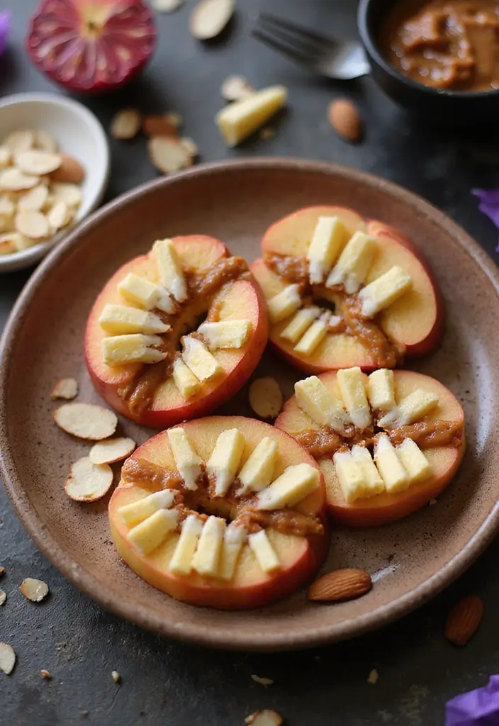 30 Halloween Baking Ideas That Look Spooky and Fun 26 30 Halloween Baking Ideas That Look Spooky and Fun - 26. Spooky Apple Teeth