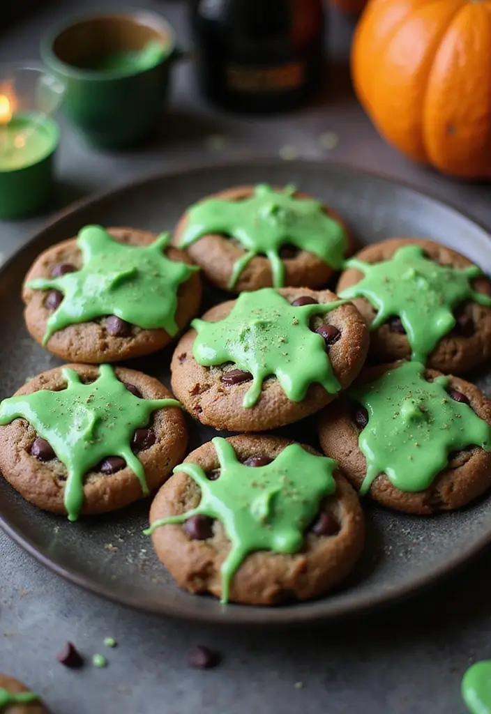 30 Halloween Baking Ideas That Look Spooky and Fun 6 30 Halloween Baking Ideas That Look Spooky and Fun - 6. Cauldron Chocolate Chip Cookies