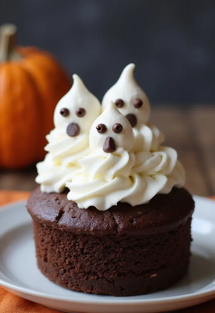 30 Halloween Cake Ideas That Are Creepy Yet Delicious 12 30 Halloween Cake Ideas That Are Creepy Yet Delicious - 12. Ghoulish Ghost Chocolate Cake
