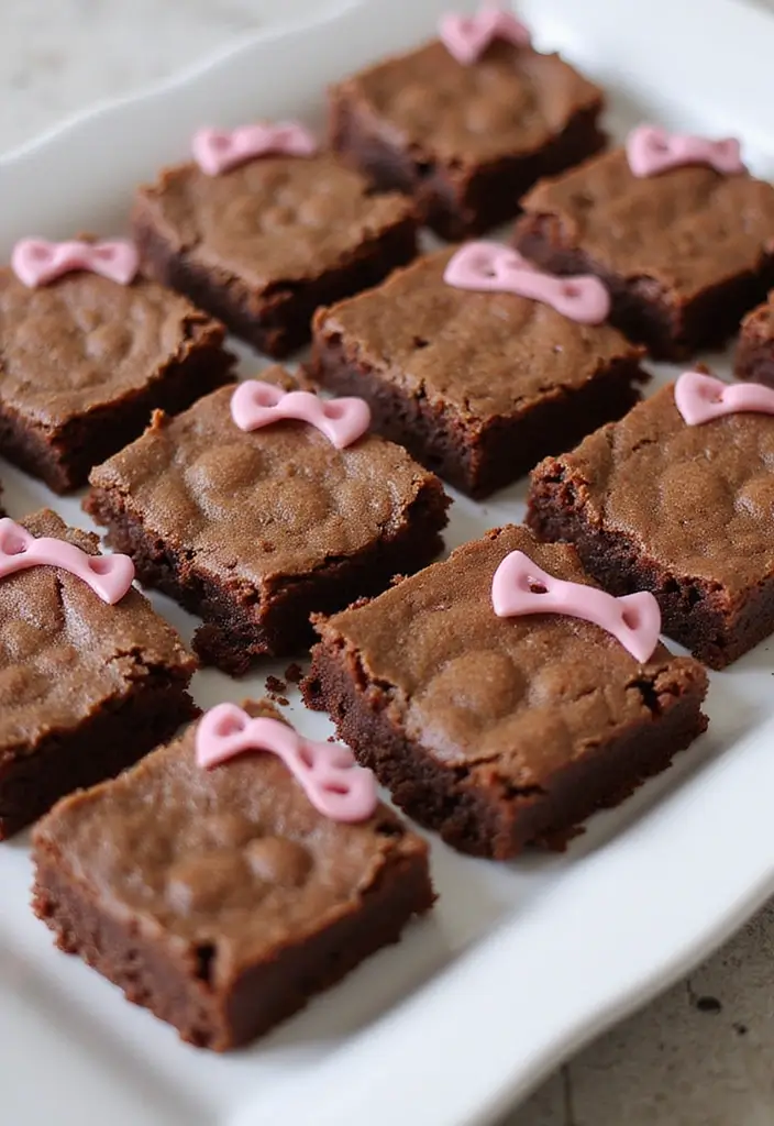 30 Hello Kitty Cake Ideas That Are Adorable and Cute 15 30 Hello Kitty Cake Ideas That Are Adorable and Cute - 15. Hello Kitty Brownies