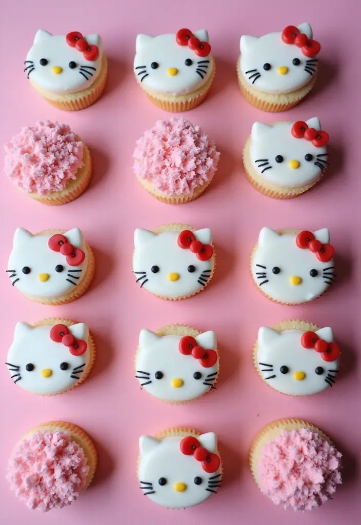 30 Hello Kitty Cake Ideas That Are Adorable and Cute 26 30 Hello Kitty Cake Ideas That Are Adorable and Cute - 26. Hello Kitty Bake-Off Cake