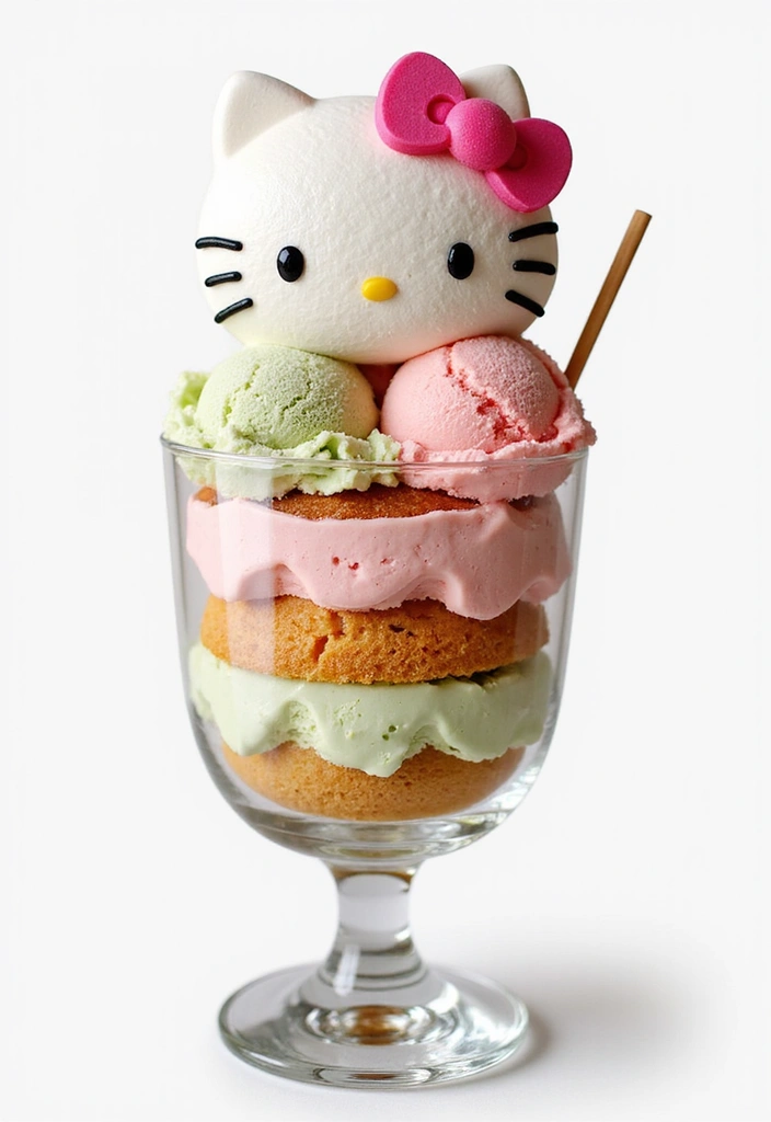 30 Hello Kitty Cake Ideas That Are Adorable and Cute 8 30 Hello Kitty Cake Ideas That Are Adorable and Cute - 8. Hello Kitty Ice Cream Cake