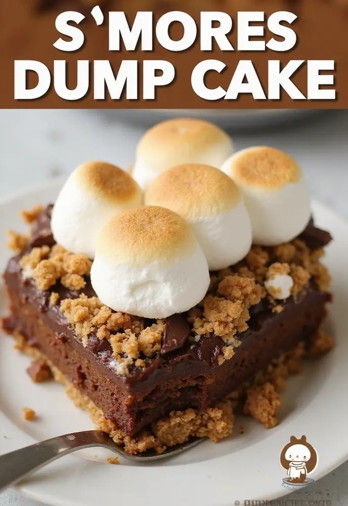 30 Minnie Mouse Cake Ideas That Are Sweet and Playful 12 30 Minnie Mouse Cake Ideas That Are Sweet and Playful - 12. Minnie Mouse S'mores Dump Cake