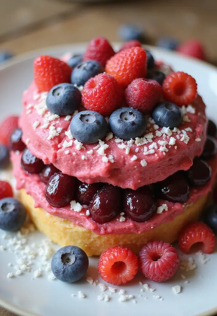 30 Minnie Mouse Cake Ideas That Are Sweet and Playful 29 30 Minnie Mouse Cake Ideas That Are Sweet and Playful - 29. Minnie Mouse Tropical Berry Dump Cake