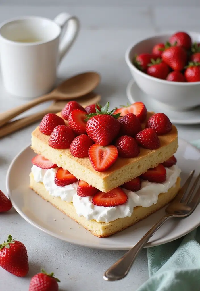 30 Mother’s Day Baking Ideas That Show Your Love 1 30 Mother’s Day Baking Ideas That Show Your Love - 1. Heart-Shaped Strawberry Shortcake
