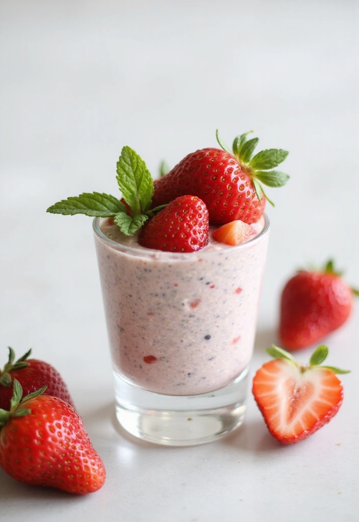 30 No Bake Dessert Ideas Perfect for Quick Sweet Treats 11 30 No Bake Dessert Ideas Perfect for Quick Sweet Treats - 11. Strawberry Chia Pudding