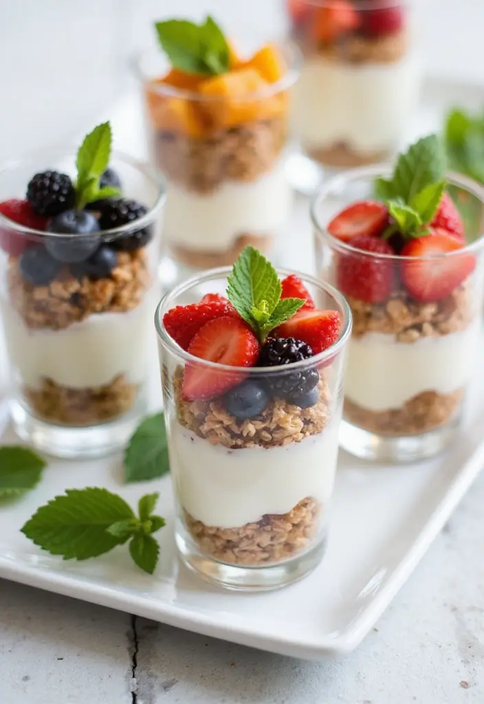30 No Bake Dessert Ideas Perfect for Quick Sweet Treats 2 30 No Bake Dessert Ideas Perfect for Quick Sweet Treats - 2. Fruit and Yogurt Parfaits