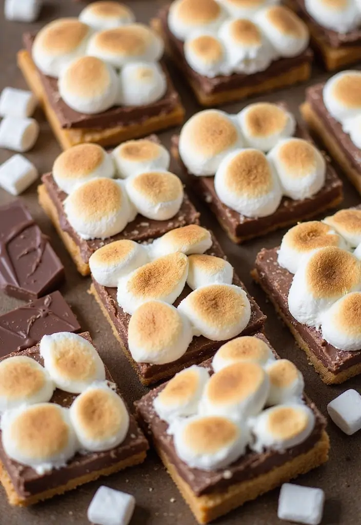 30 No Bake Dessert Ideas Perfect for Quick Sweet Treats 22 30 No Bake Dessert Ideas Perfect for Quick Sweet Treats - 22. No Bake S'mores Bars