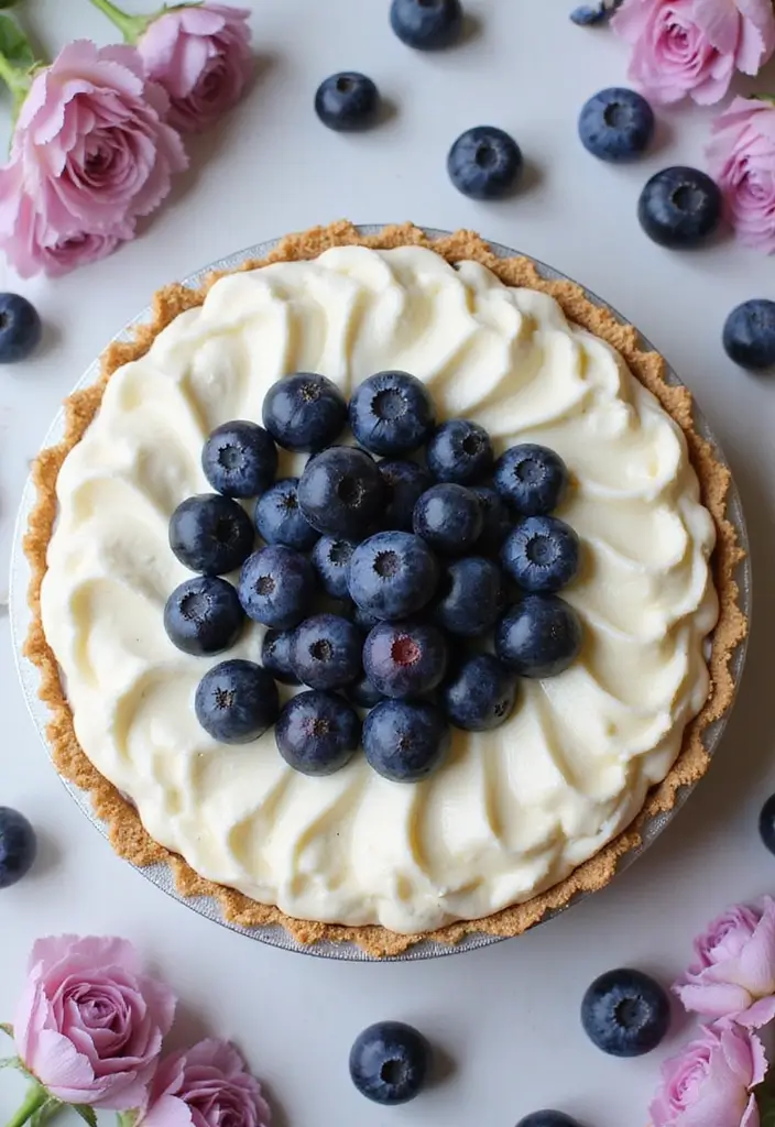30 No Bake Pie Recipes That Are Quick and Delicious 12 30 No Bake Pie Recipes That Are Quick and Delicious - 12. No Bake Blueberry Cream Pie