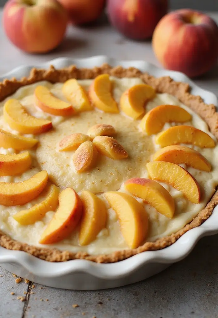 30 No Bake Pie Recipes That Are Quick and Delicious 16 30 No Bake Pie Recipes That Are Quick and Delicious - 16. No Bake Peach Cobbler Pie