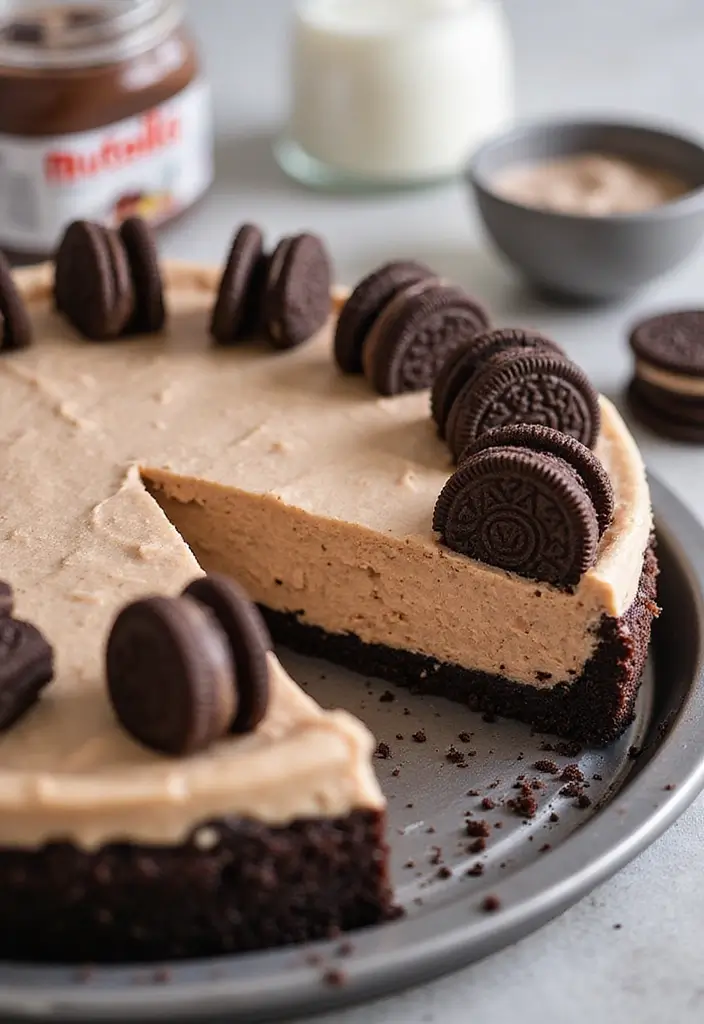 30 No Bake Pie Recipes That Are Quick and Delicious 23 30 No Bake Pie Recipes That Are Quick and Delicious - 23. No Bake Nutella Cheesecake Pie