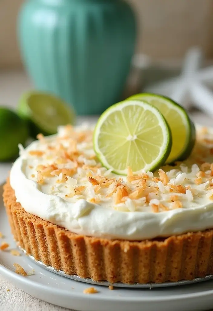 30 No Bake Pie Recipes That Are Quick and Delicious 27 30 No Bake Pie Recipes That Are Quick and Delicious - 27. No Bake Coconut Lime Pie