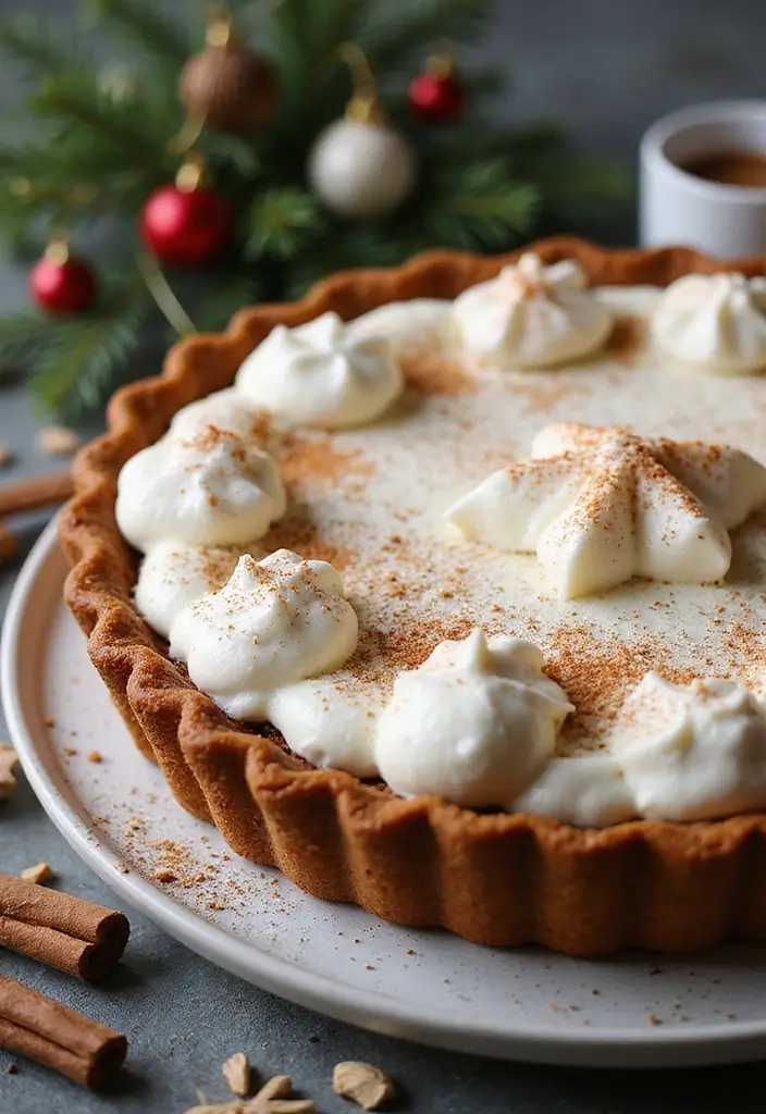 30 No Bake Pie Recipes That Are Quick and Delicious 28 30 No Bake Pie Recipes That Are Quick and Delicious - 28. No Bake Gingerbread Pie