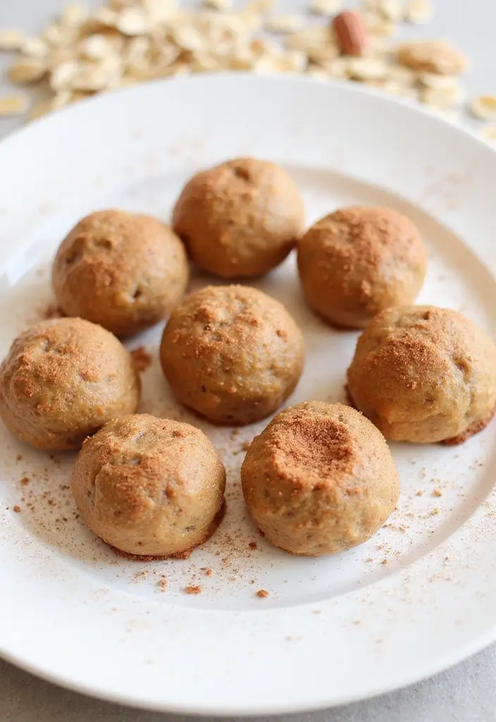 30 No Bake Snack Recipes for Busy Sweet Cravings 12 30 No Bake Snack Recipes for Busy Sweet Cravings - 12. Cinnamon Roll Energy Bites