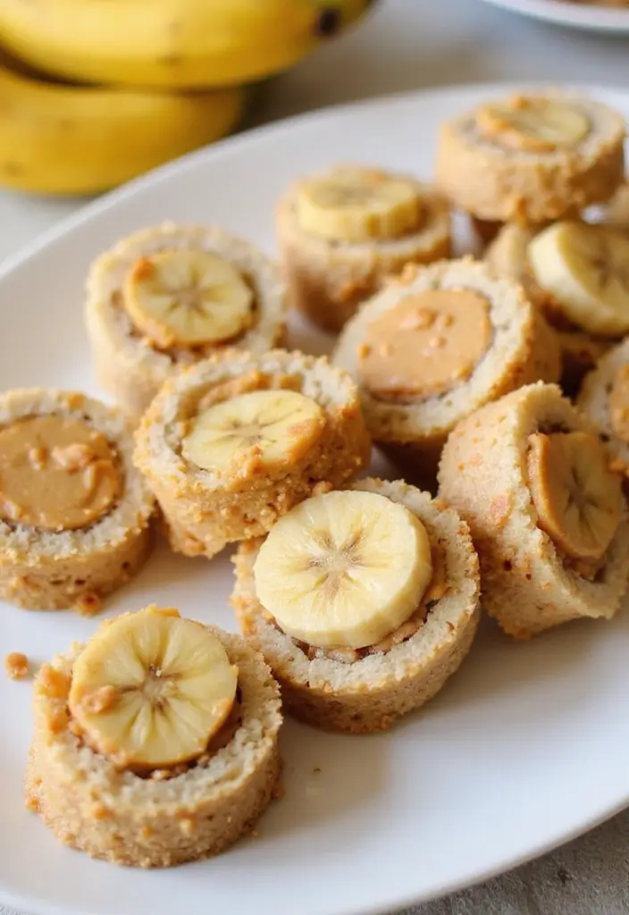 30 No Bake Snack Recipes for Busy Sweet Cravings 14 30 No Bake Snack Recipes for Busy Sweet Cravings - 14. Peanut Butter and Banana Sushi
