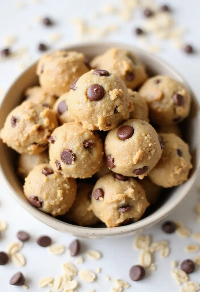 30 No Bake Snack Recipes for Busy Sweet Cravings 19 30 No Bake Snack Recipes for Busy Sweet Cravings - 19. No Bake Chocolate Chip Cookie Dough Bites